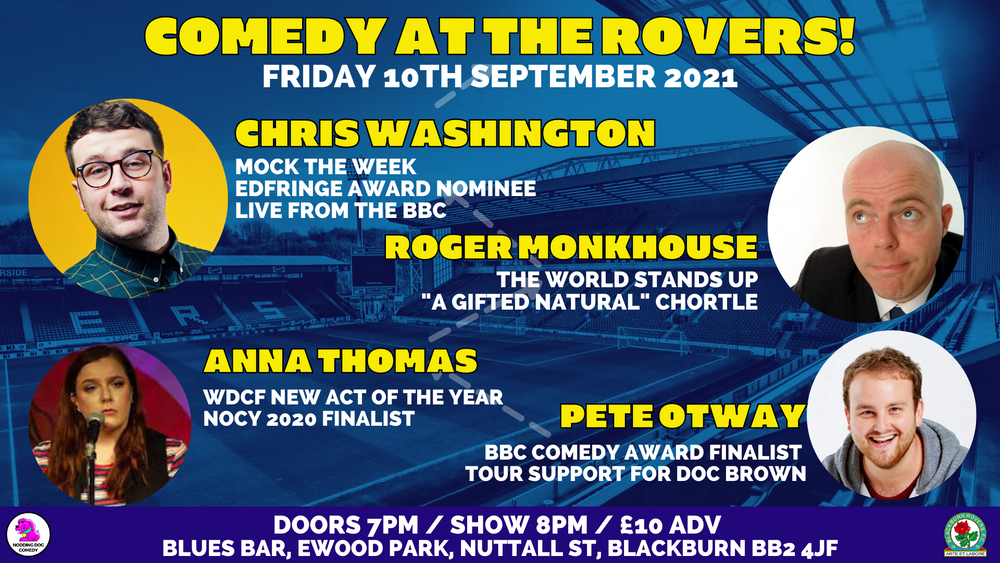 Enjoy comedy at the Rovers! | rovers.co.uk